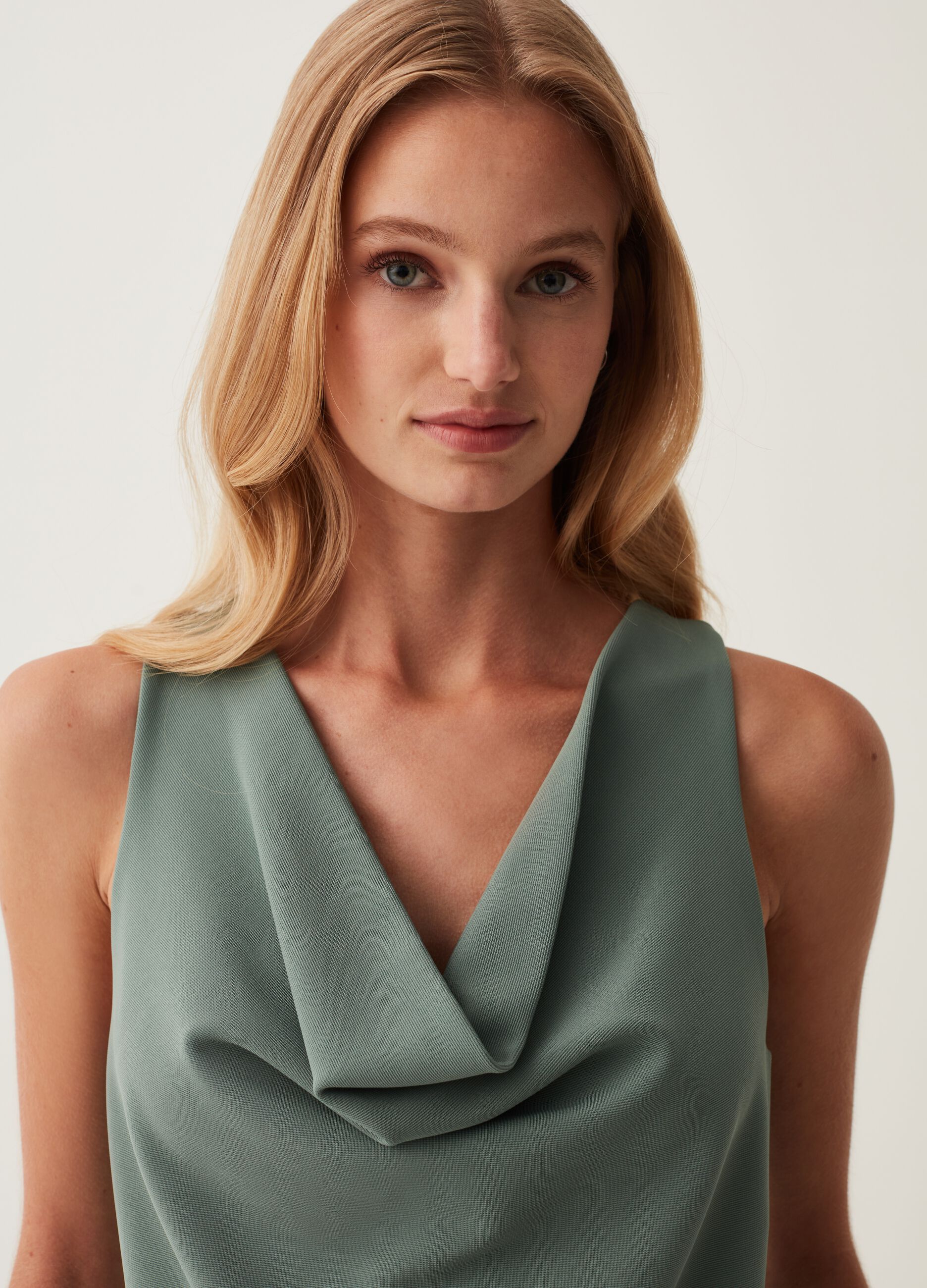 Tank top con drappeggio_1