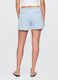 Blue Striped Denim Shorts_2
