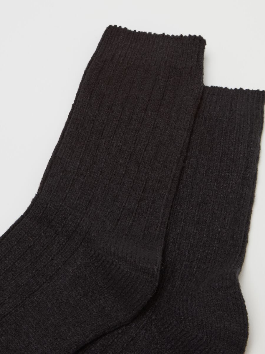 Two-pair pack short ribbed socks_2