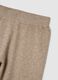 Beige regular fit palazzo trousers_5