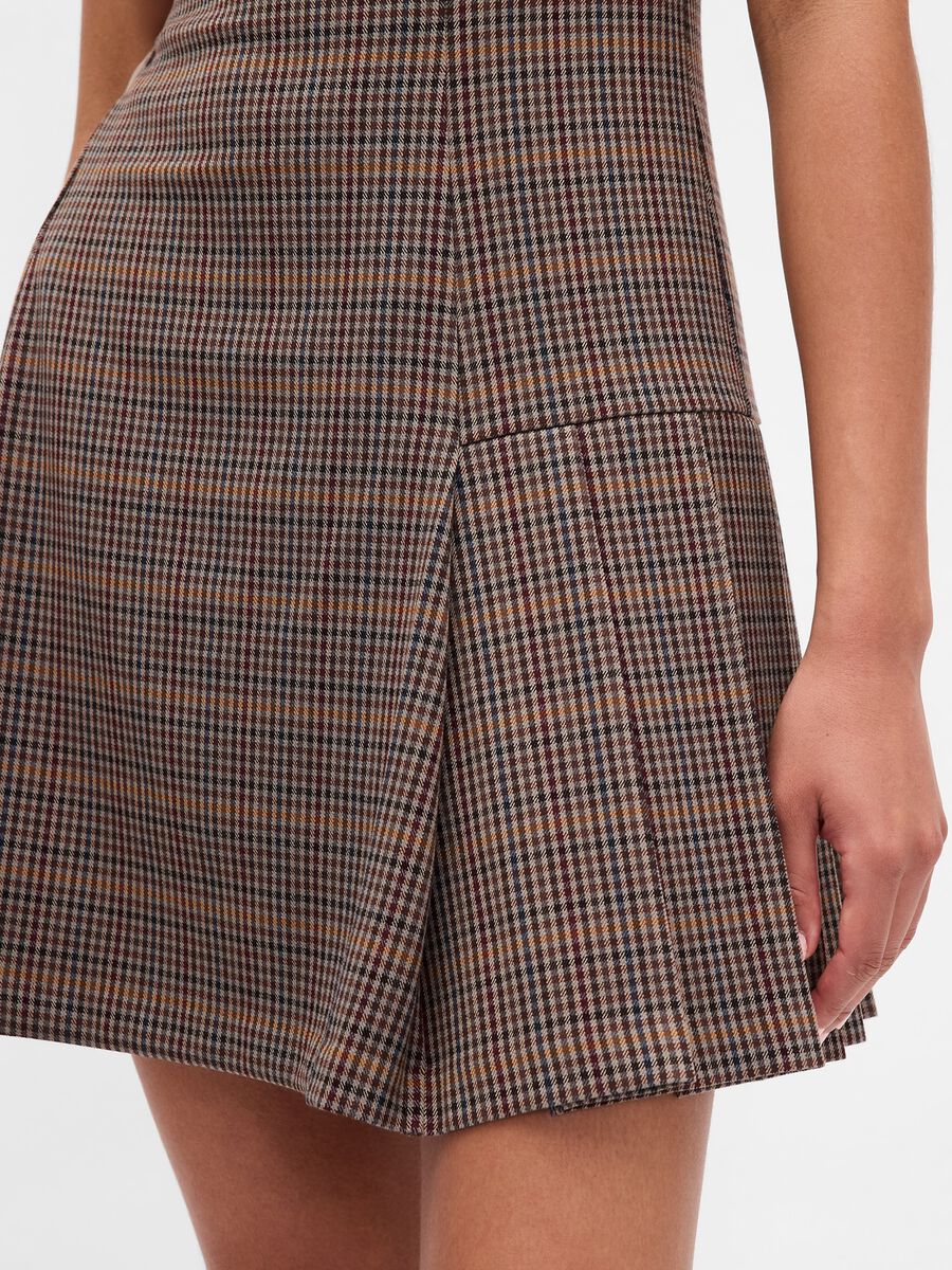 Abito a quadri con dettaglio check_3