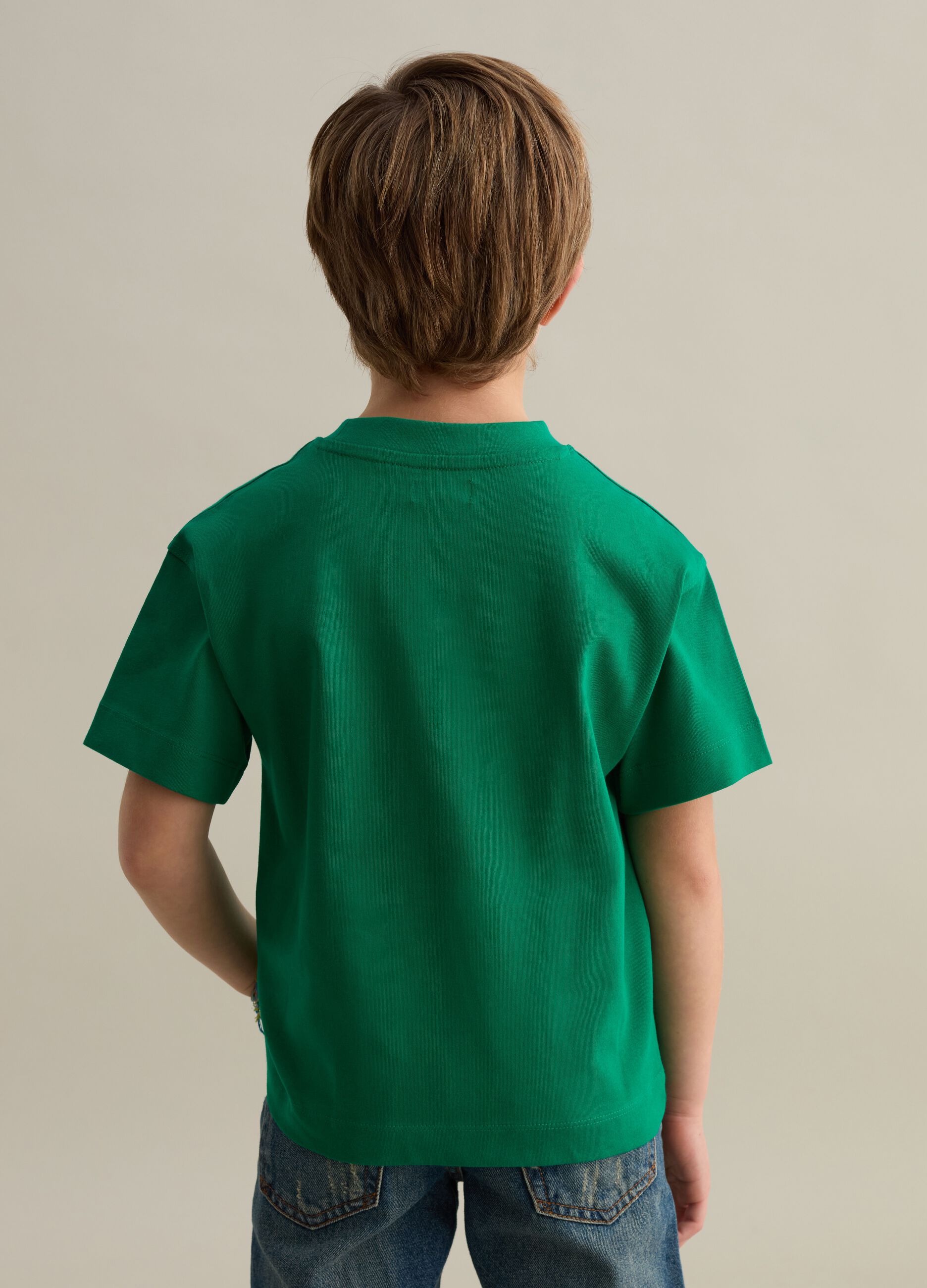 T Shirt e Polo Bambino Verde OVS