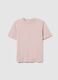 Regular fit pink T-shirt in pure Italian cotton_4