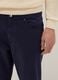 Slim Fit Elasticated Cotton Blue Trousers_3