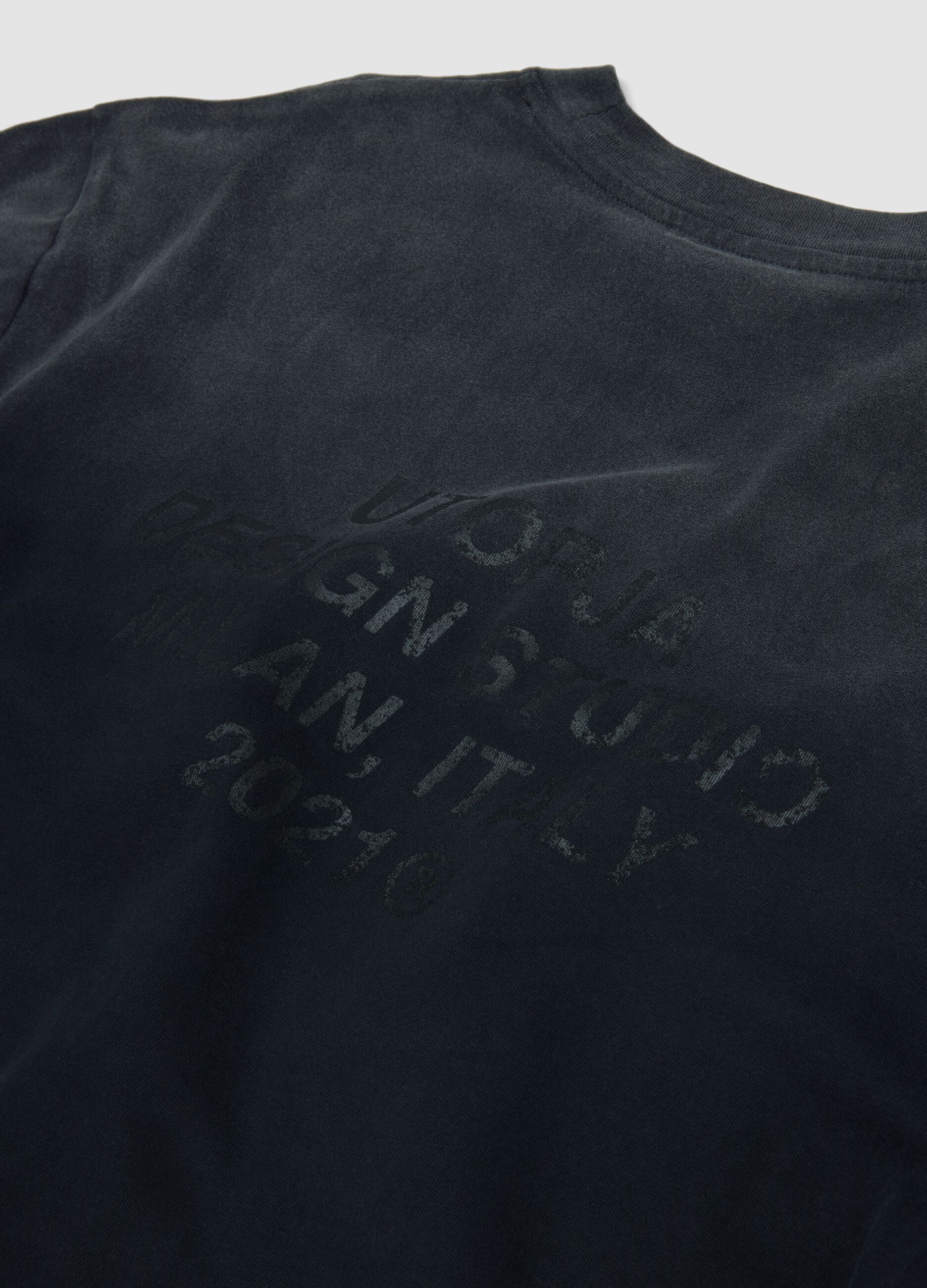 Double Longsleeve Sunfaded Black