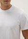 White regular fit pure cotton T-shirt_3