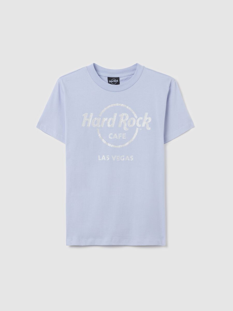 T-shirt with Hard Rock Cafè Las Vegas print with diamantés_4