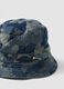 Blue pure cotton bucket hat_2