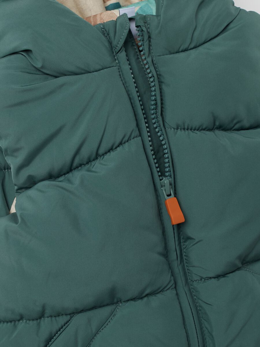 Regular fit green children's gilet_2