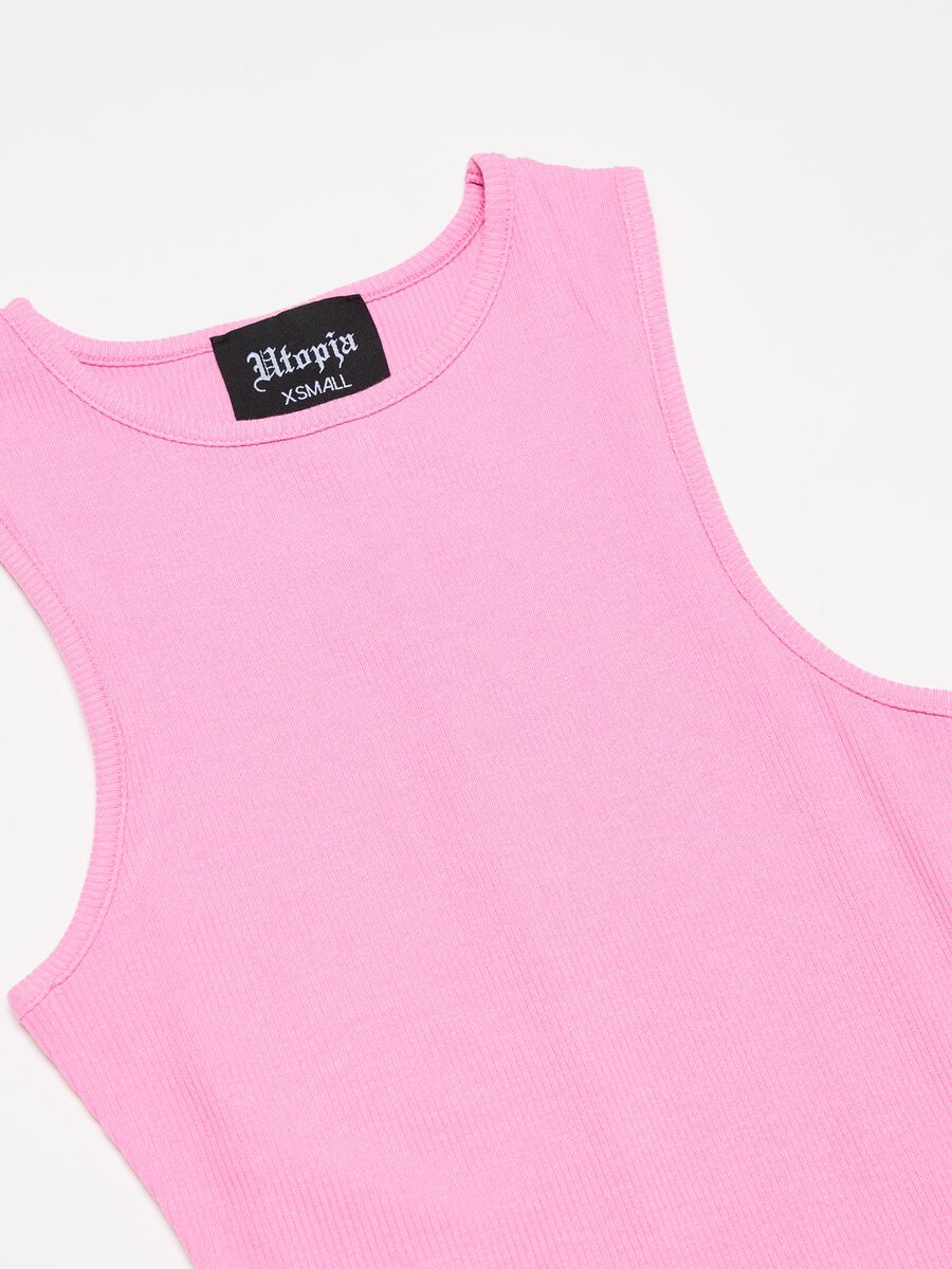 Long Shape Dress Pink_8