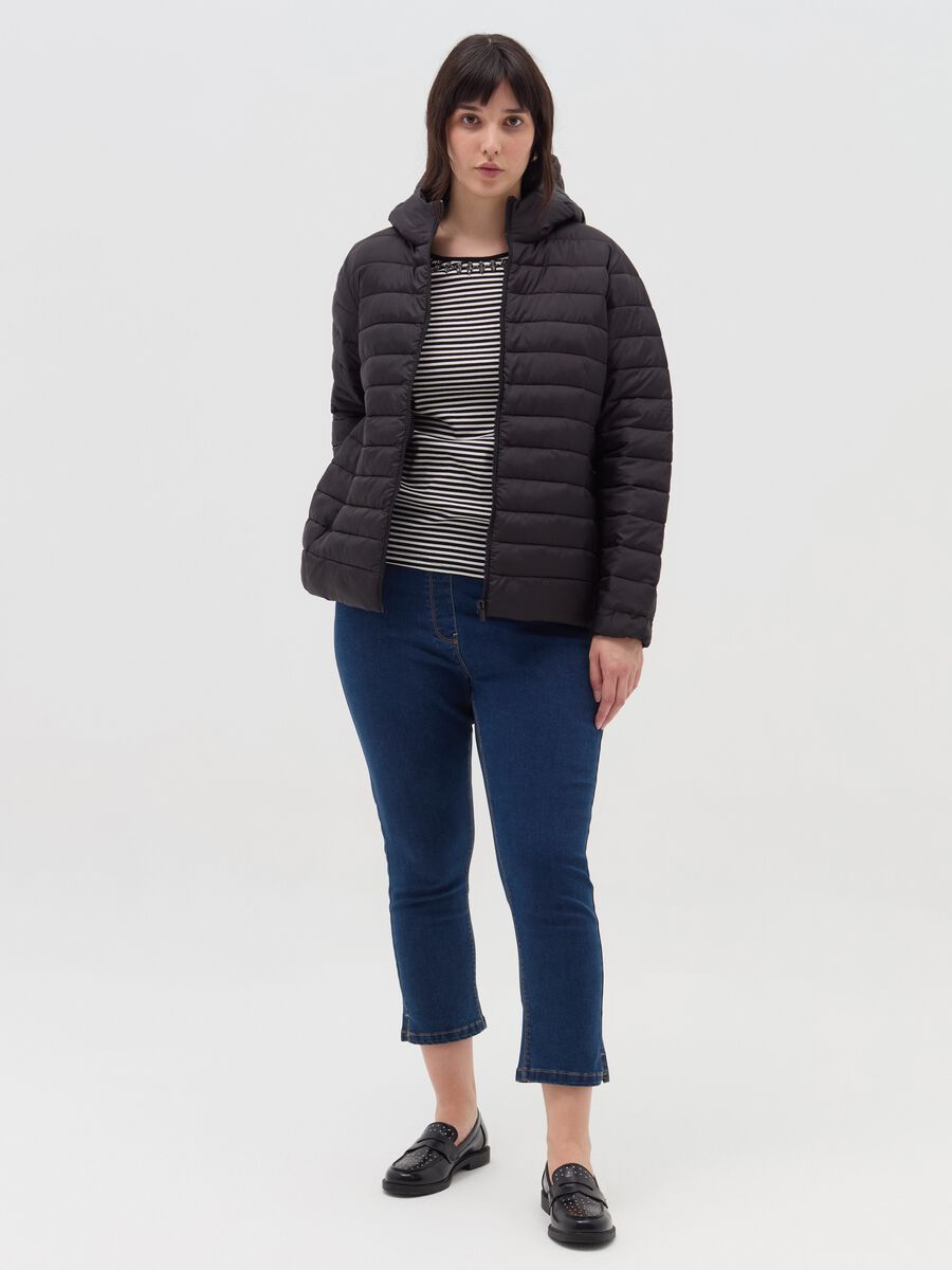 Curvy ultralight folding down jacket_1