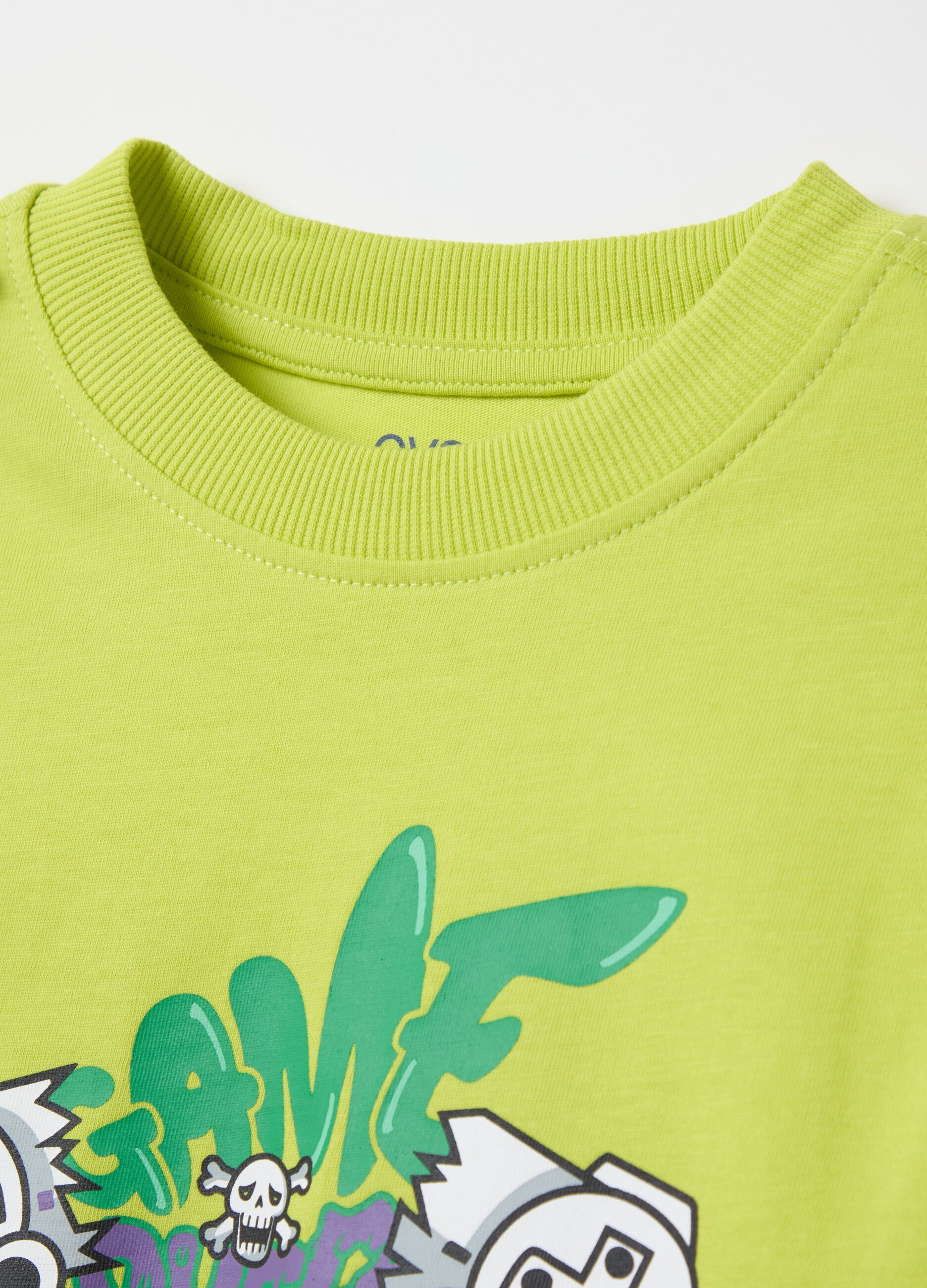 Bipack t-shirt maniche lunghe in cotone con stampa 
