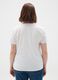 Women's White Stretch Cotton T-shirt_3