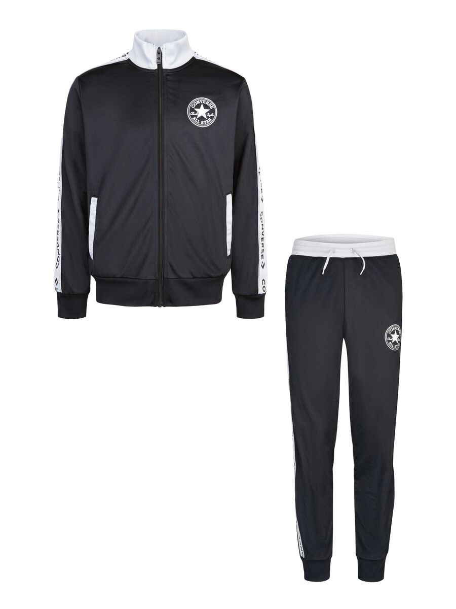 Jogging set con bande a contrasto e logo Chuck Patch_0