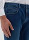 Men's Regular Fit Blue Denim Jeans_2