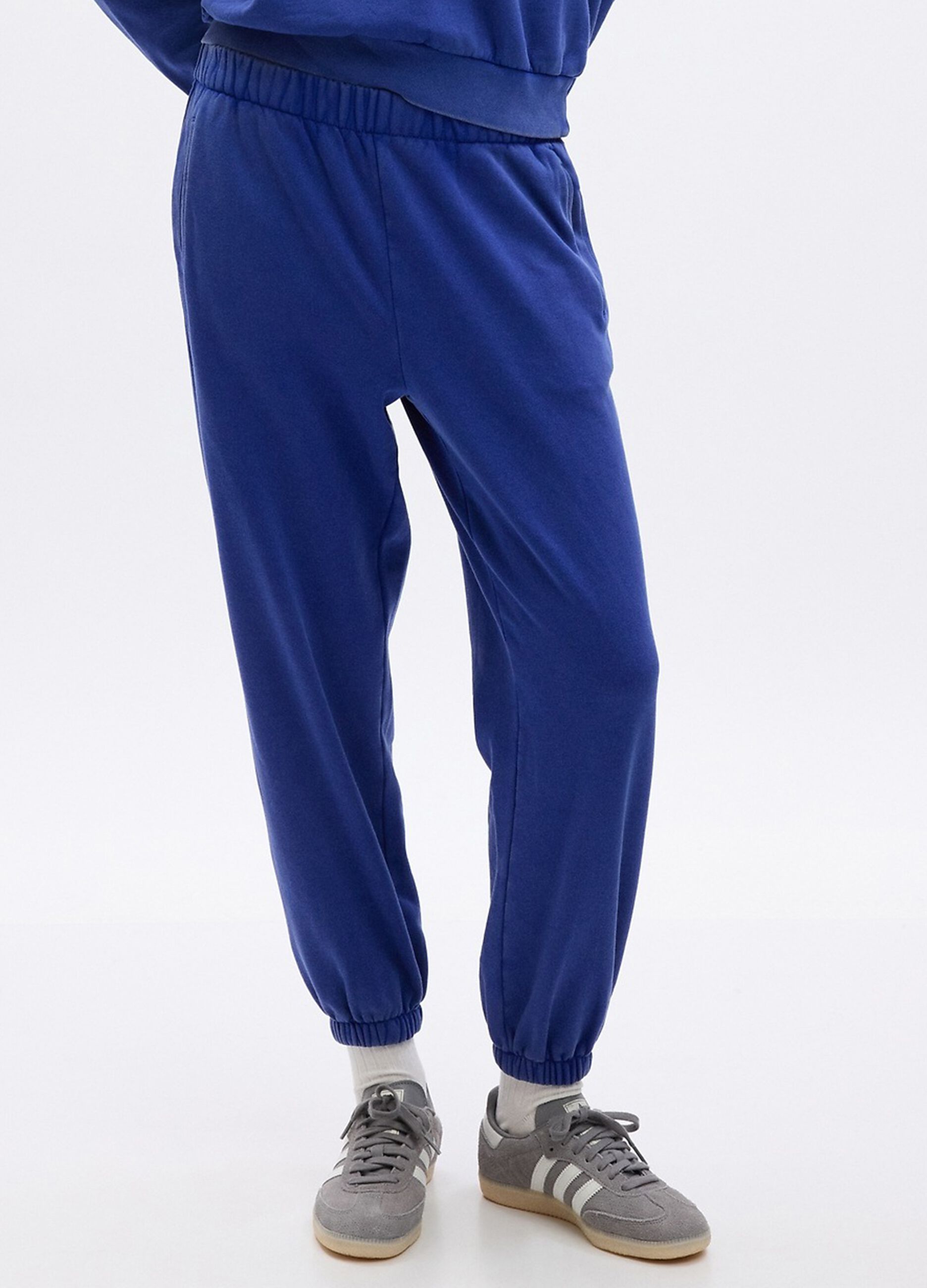 High-rise plush joggers