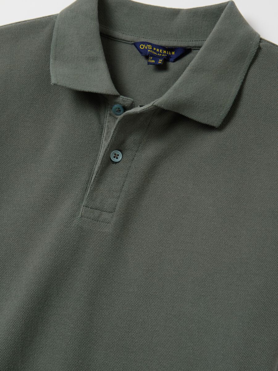 100% cotton piqué polo shirt_5