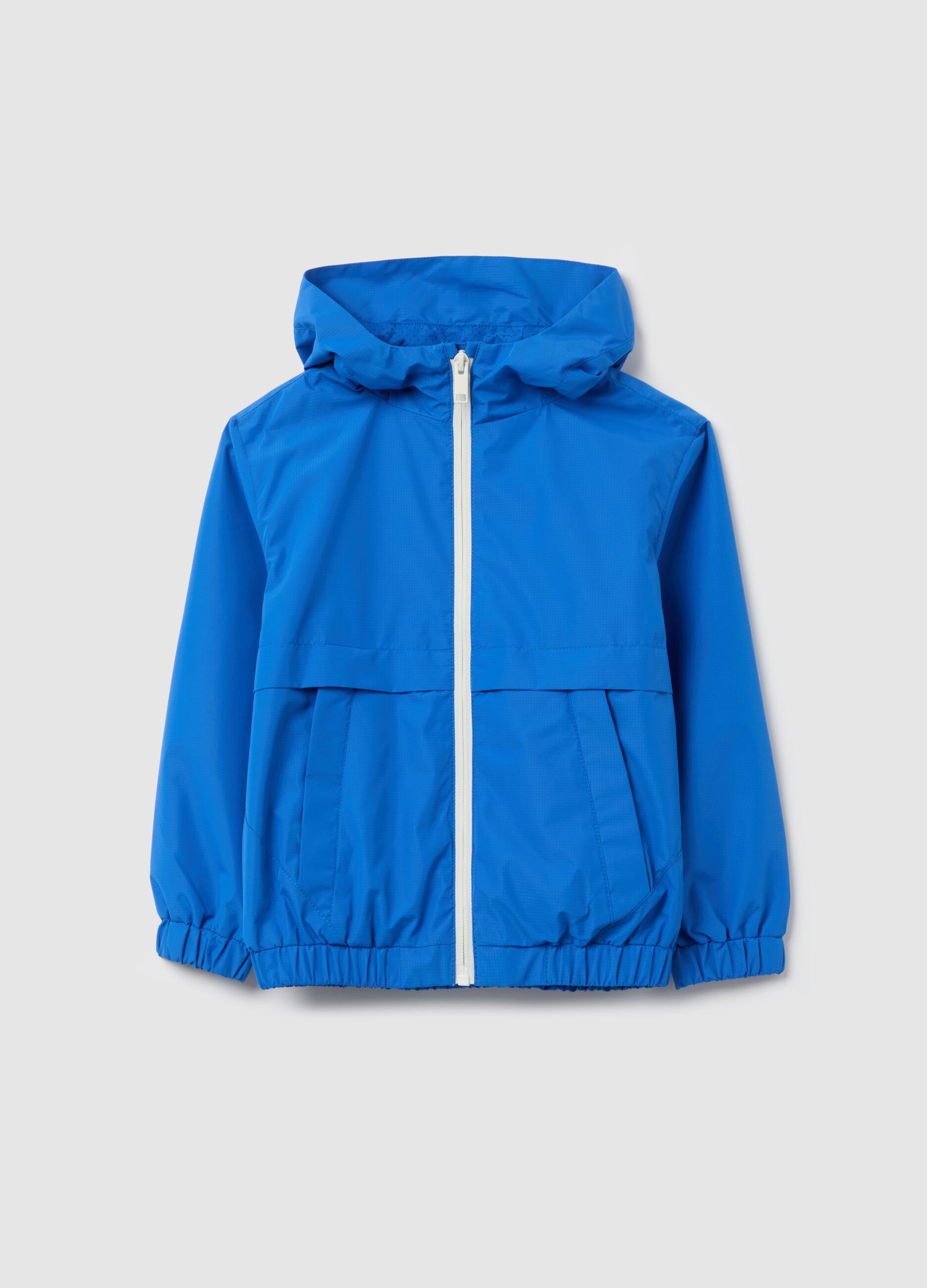 Waterproof jacket with hood