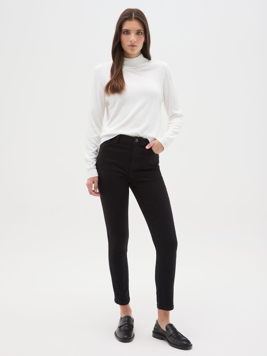 Black Stretch Skinny Jeans_0