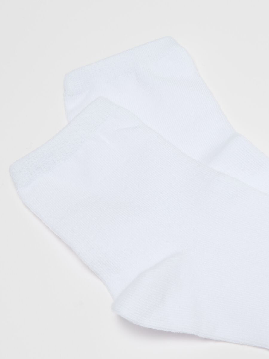 Five-pair pack short solid colour socks_1