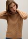 Beige pure cotton sweater, regular fit_3