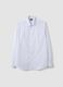 Camicia bianca slim fit con colletto classico easy iron_4
