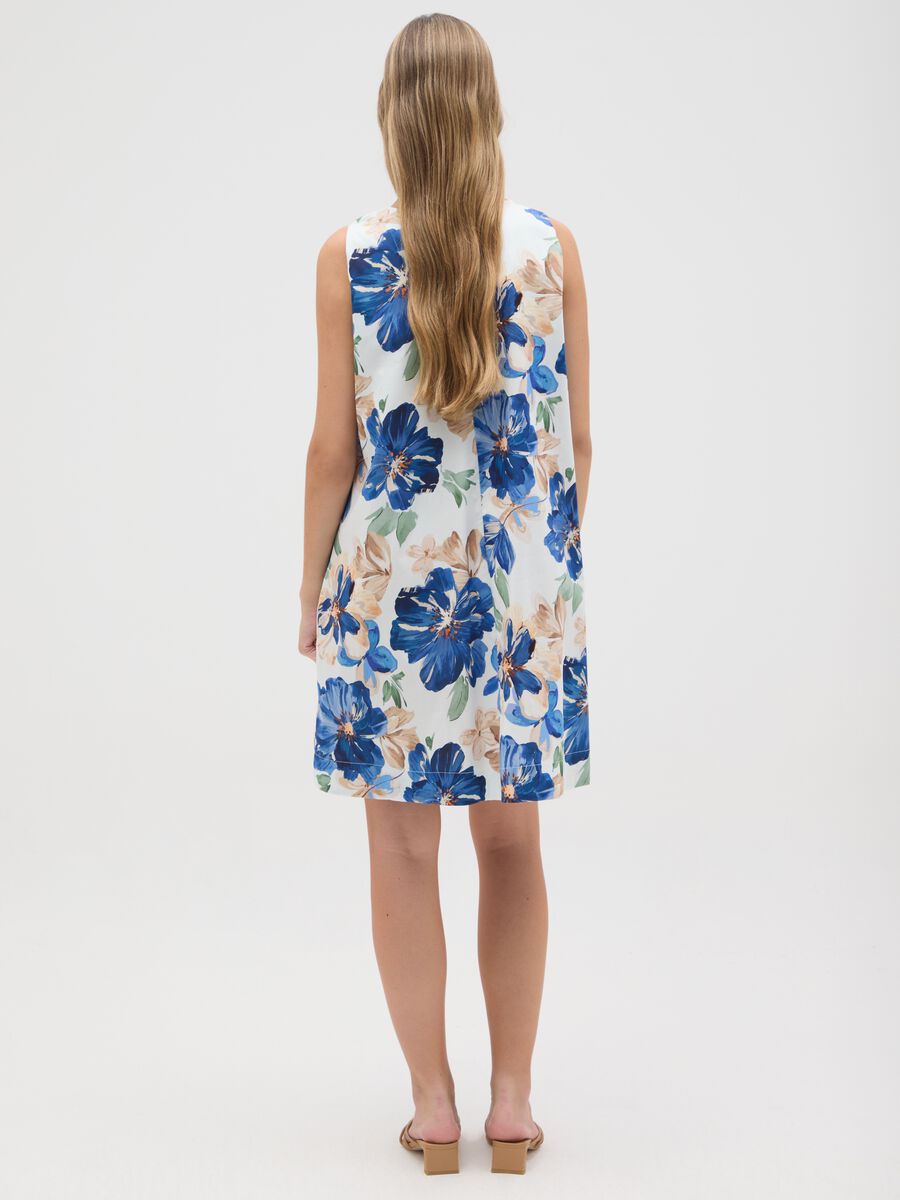 Women's Multicolour Cotton Dress Regular Fit_2