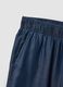 Blue pure lyocell trousers with elasticated waist, regular fit_6