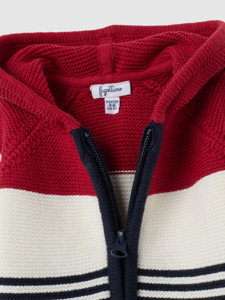 Multicolor Pure Cotton Baby Cardigan Regular Fit_3