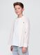 GAP Kids Long Sleeve White Linen and Cotton Shirt_0