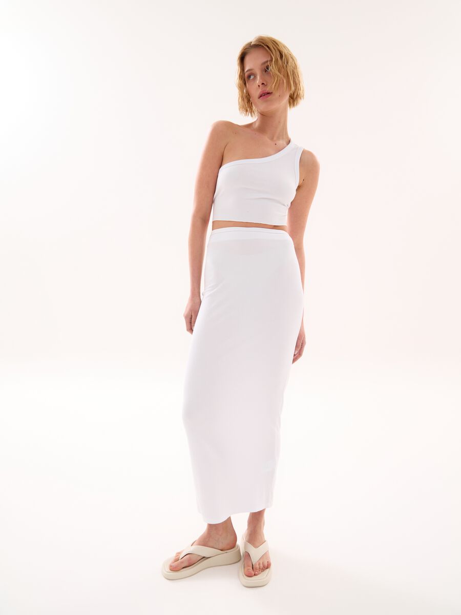 One-Shoulder Backless Tank White_2