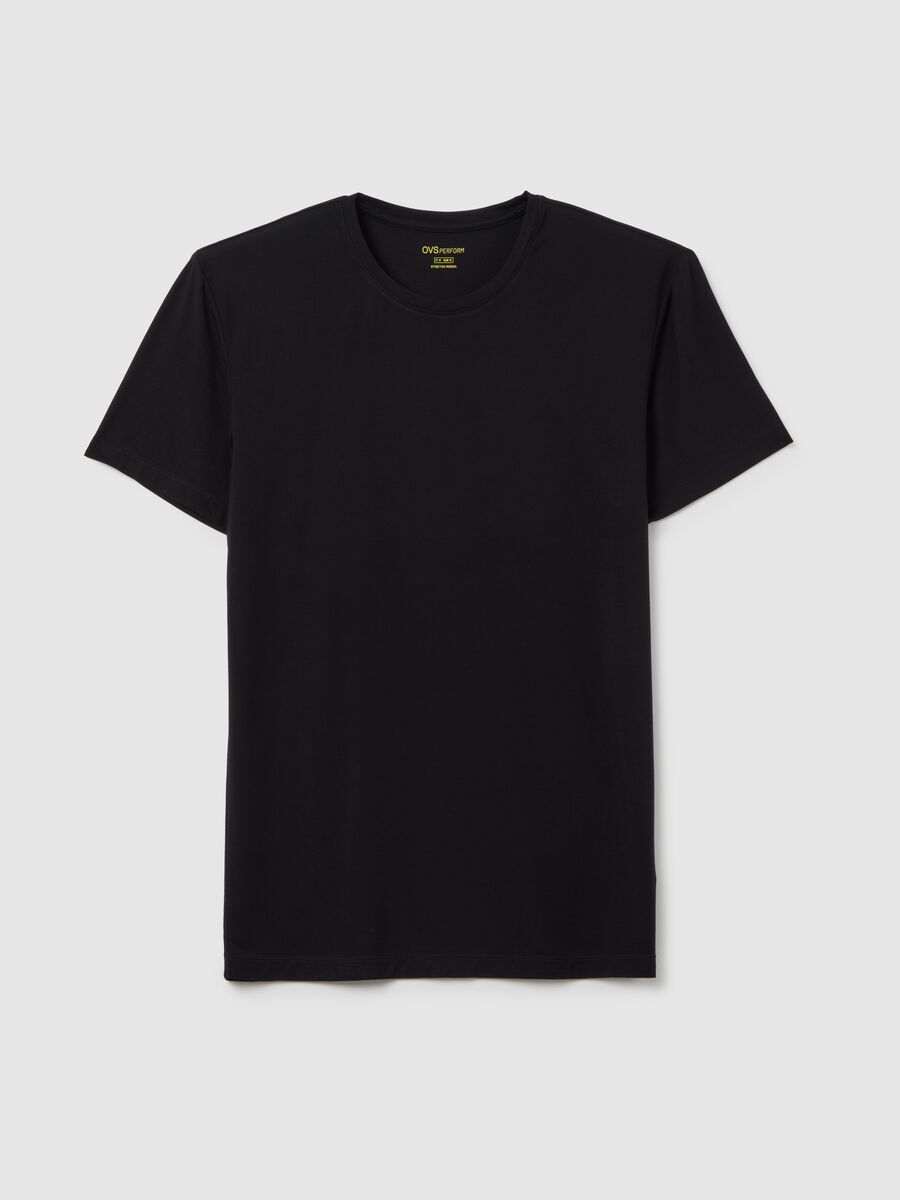 Black OVS Perform Stretch T-shirt_0