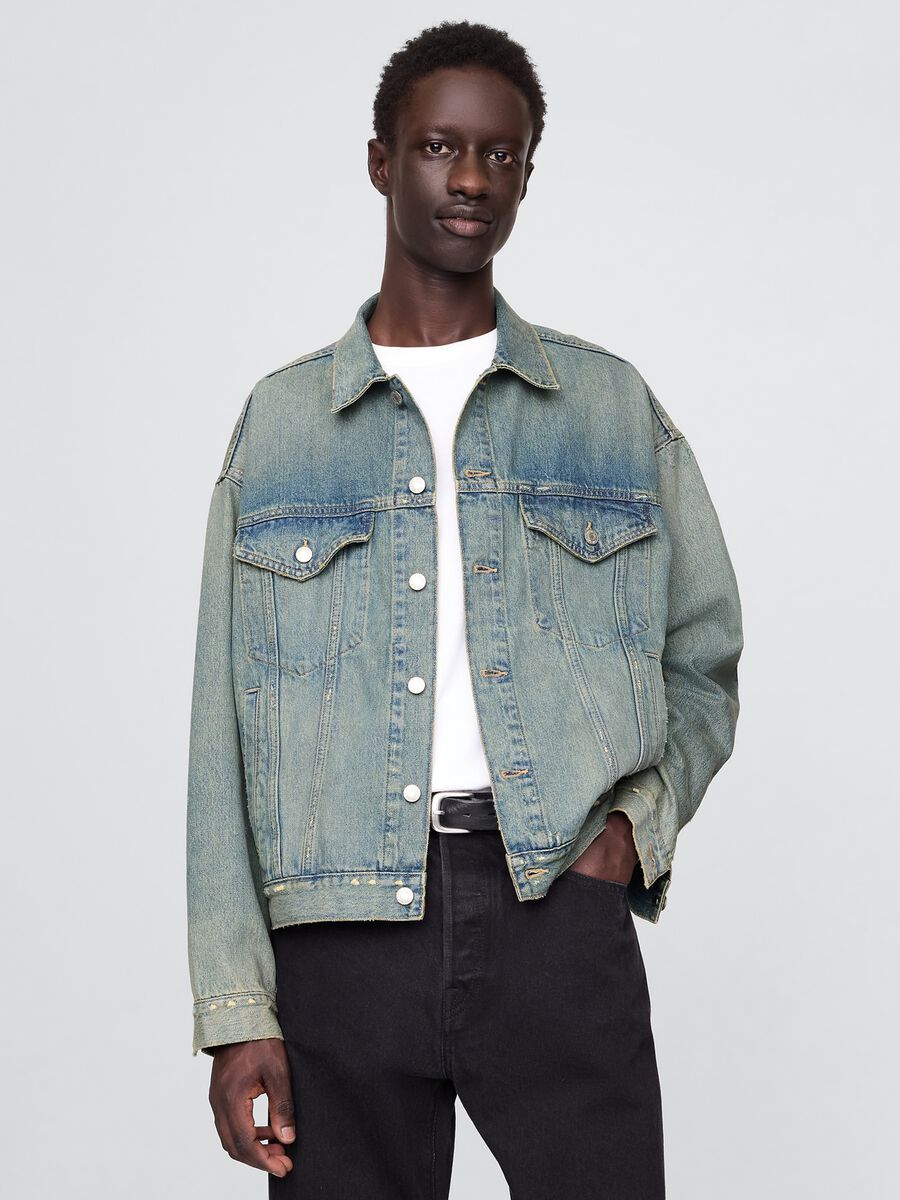 Gap denim jacket in pure cotton_0
