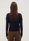 Navy cable-knit crew-neck jumper, regular fit_3