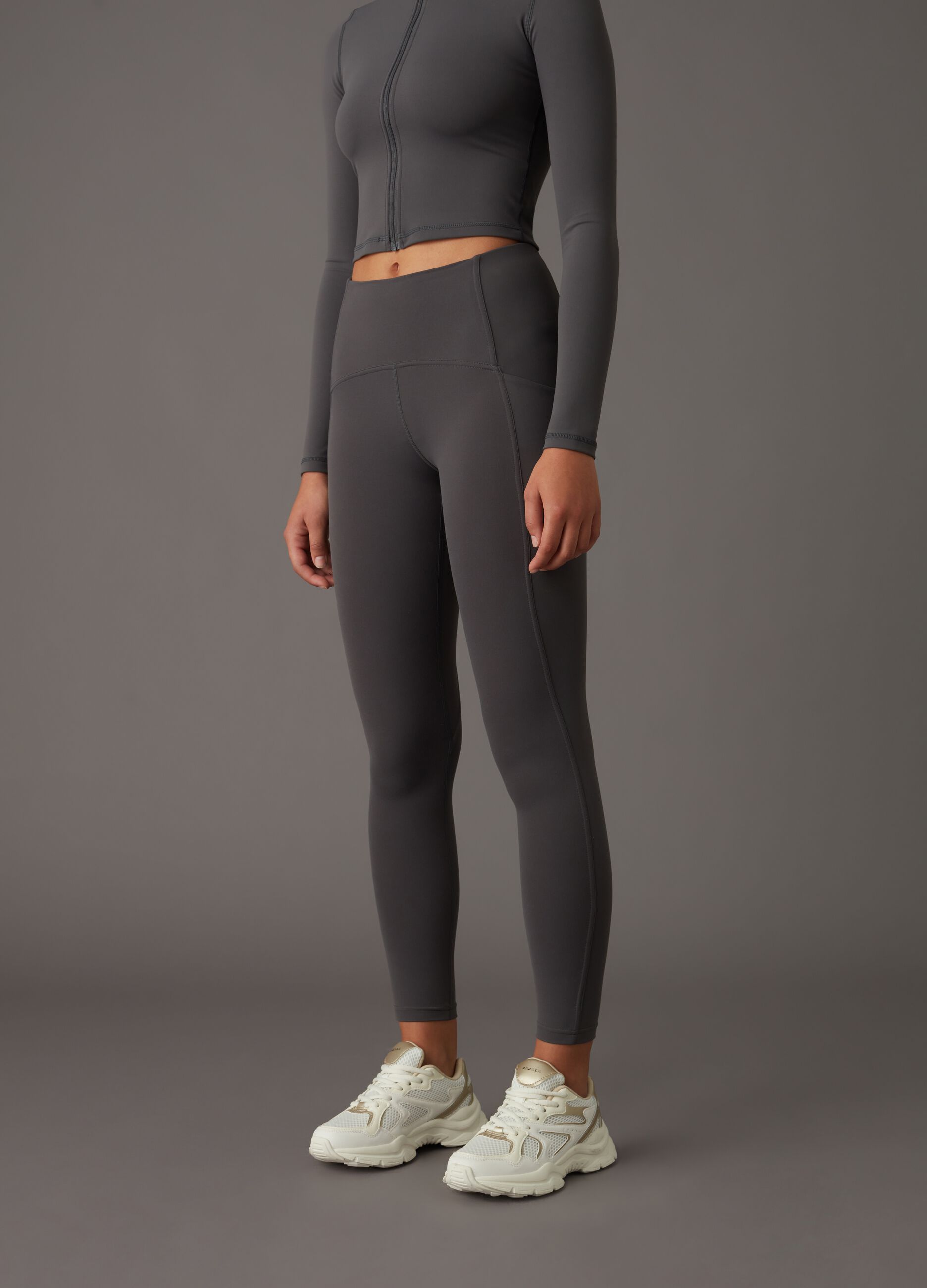 Leggings stretch Grey_2