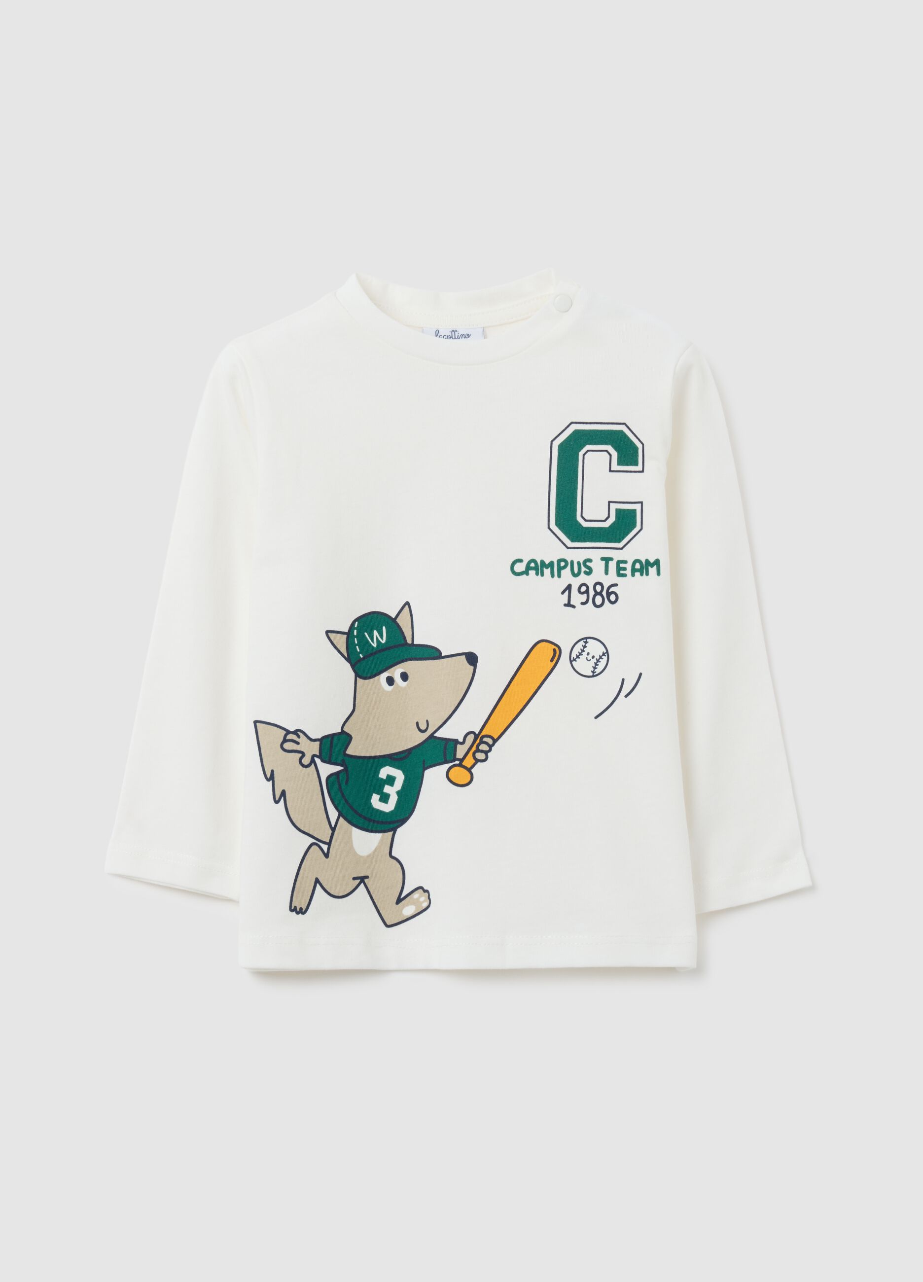 White pure cotton child's shirt