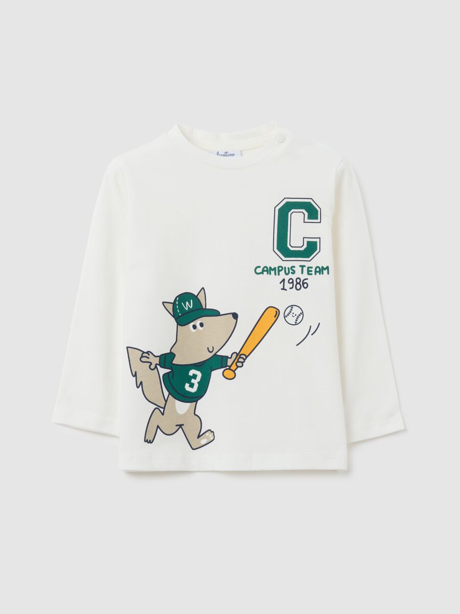 White pure cotton child's shirt_0