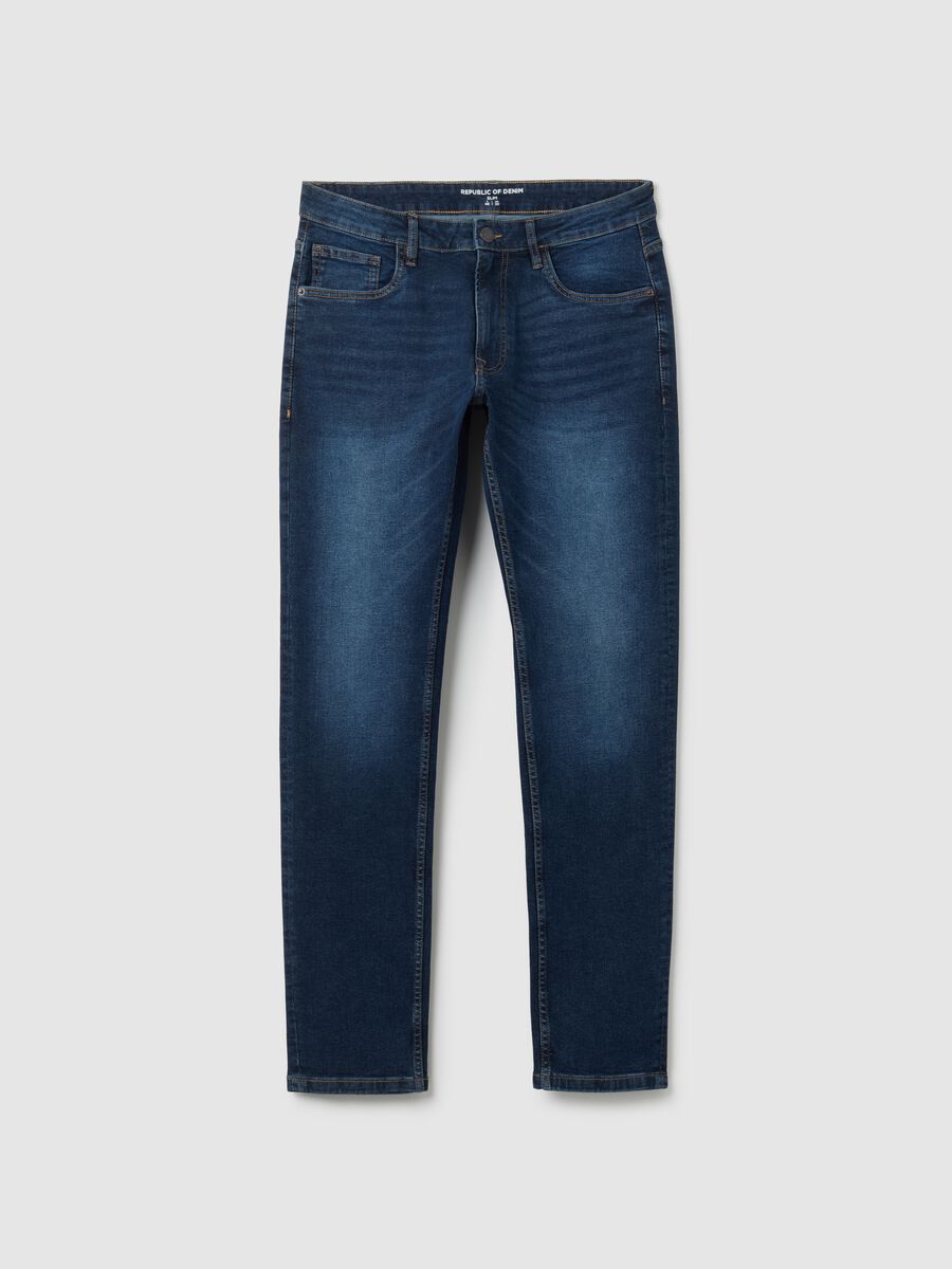 Black Denim Slim Fit Jeans_4