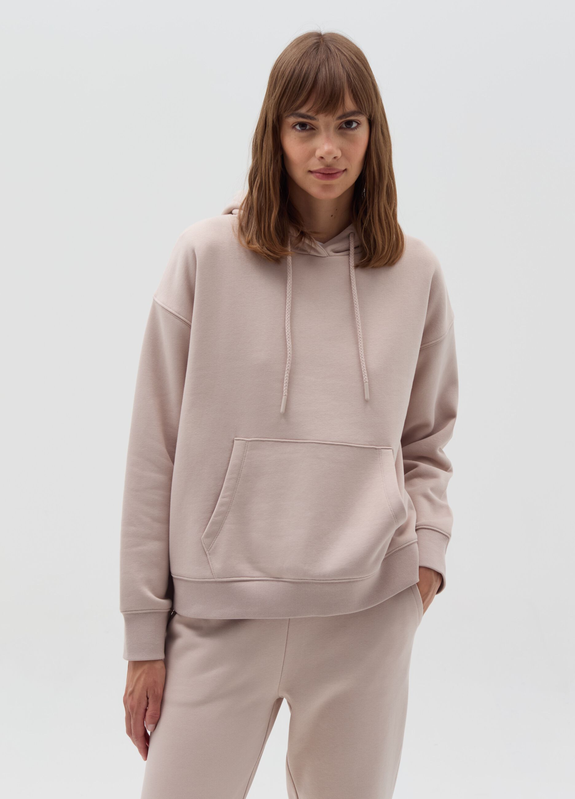 Felpa Essential over con cappuccio da Donna OVS