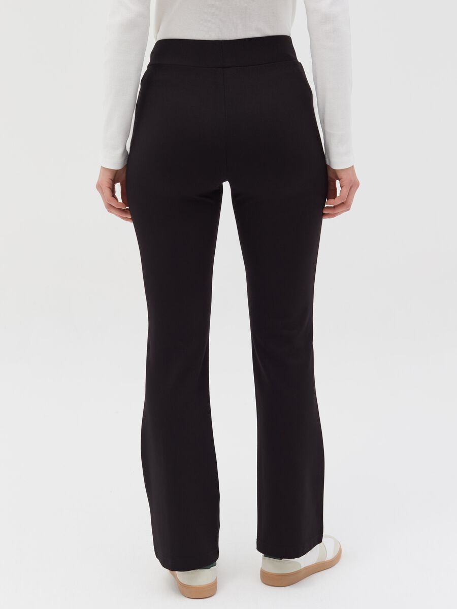 Milano-stitch leggings with raised seams_3