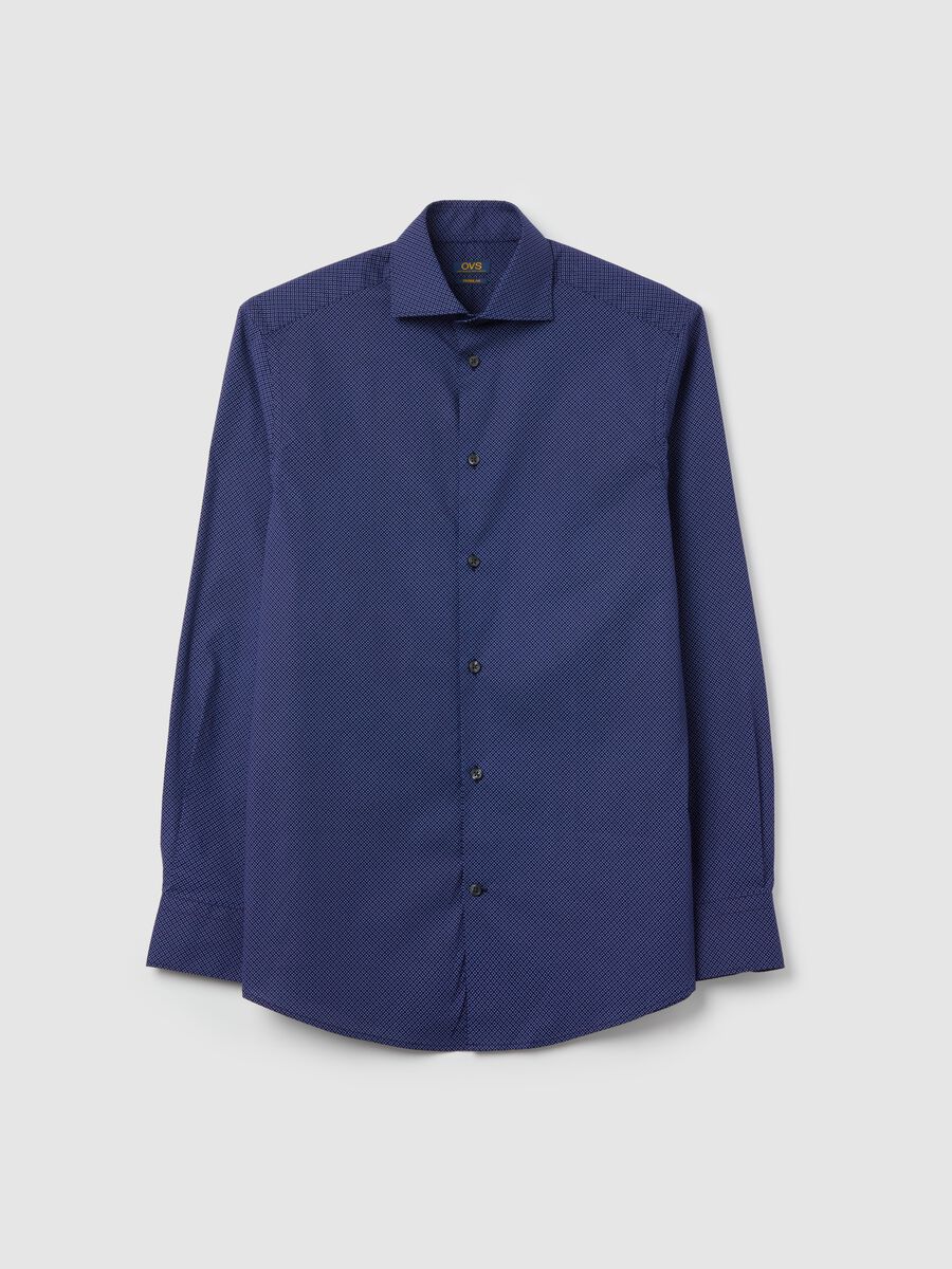 Regular-fit shirt with micro pattern_4