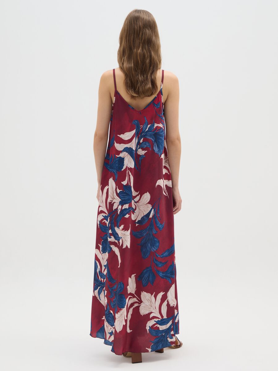 Multicolour regular fit dress with flowers_2