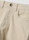 Beige ribbed stretch cotton trousers_2