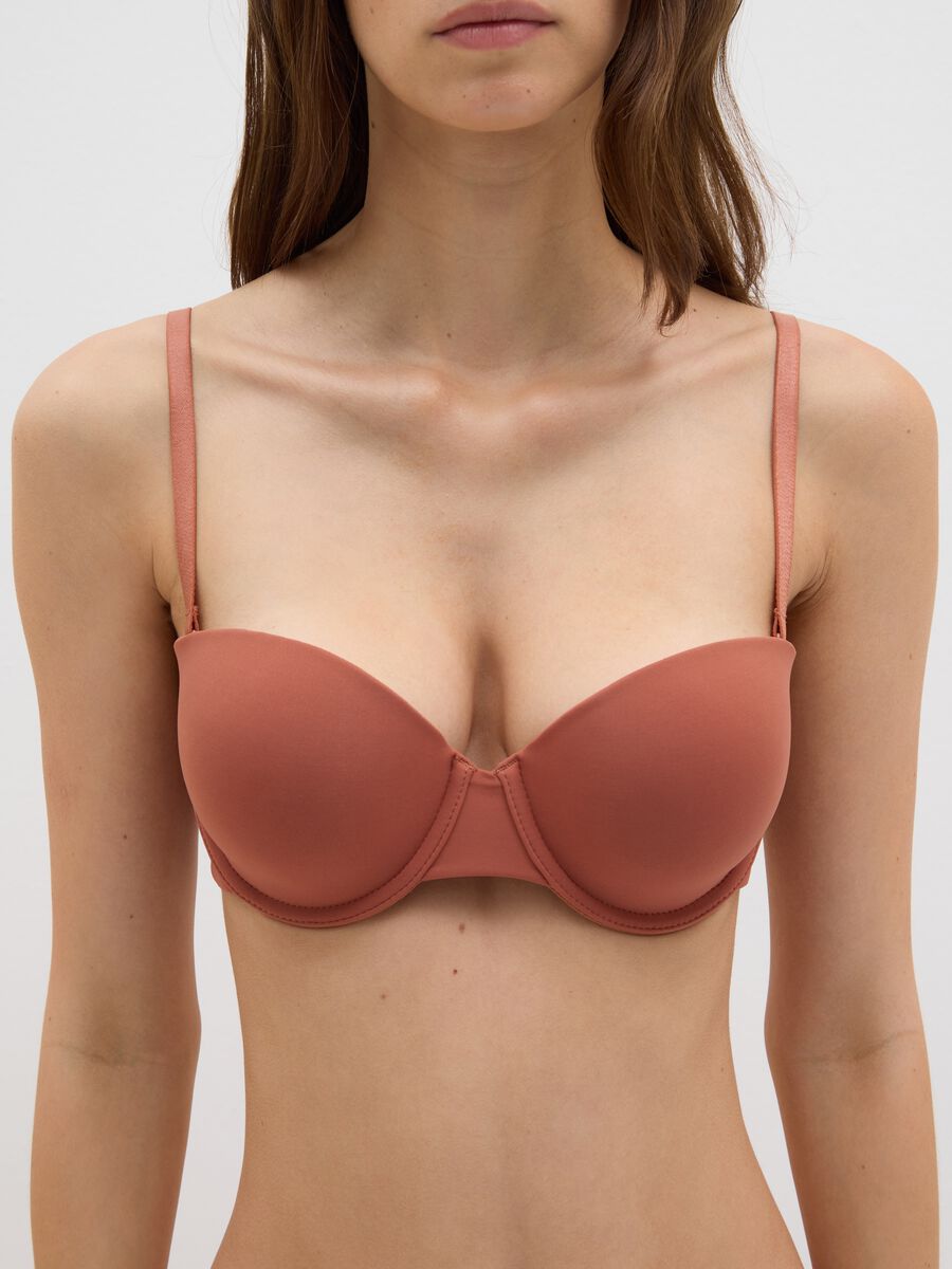 Bandeau bra with underwire_1