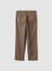 Brown regular-fit stretch cotton twill chino trousers_6