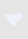 White stretch bikini bottoms with ruched details, regular fit_0