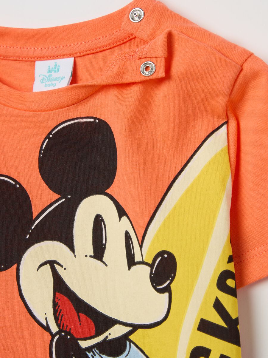 Cotton T-shirt with Mickey Mouse print_2