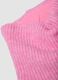Scaldacollo rosa in lana elasticizzata a coste_2
