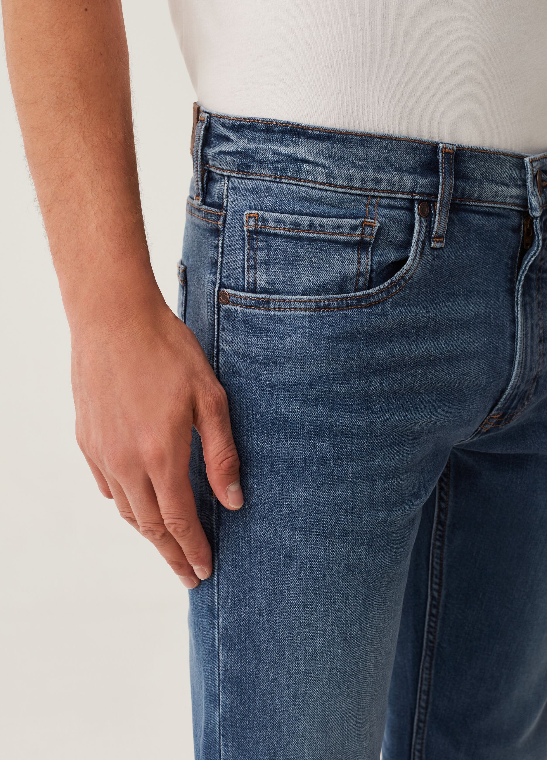Jeans slim fit cinque tasche_3