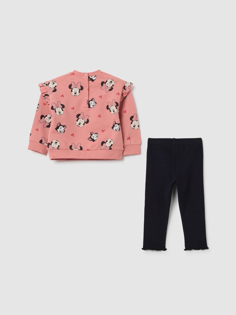Regular fit pink cotton baby girl outfit_1